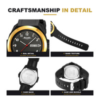 Usine chinoise SKMEI # Montre à quartz simple pour homme 2472 avec affichage de la date et du jour, bracelet décontracté et sportif