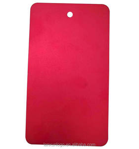 Étiquette d'identification pour chien et étiquette à bagages double face LANXUN LX2535, couleur personnalisée, métal oxydé rouge, estampage en aluminium, Nouvel An, Fête nationale, <span class=keywords><strong>Prière</strong></span> - Product Image 2