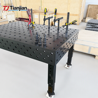 D28 CNC-gefertigter Modularer Schweißtisch 3D Flexible Fixierplattform Schwerlast-Werkstattmontage-Werkbank für Metallverarbeitung