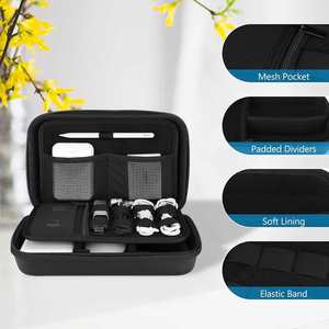 กระเป๋าเดินทางน้ำหนักเบาแบบกำหนดเอง OEM ODM สำหรับอะแดปเตอร์ Macbook พาวเวอร์แบงค์ เมาส์ Apple การ์ด SD กล่องใส่ของ - Product Image 3