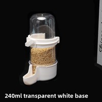 Abreuvoir automatique pour oiseaux, en plastique, grande capacité, résistant aux chutes, accessoires pour cage à oiseaux