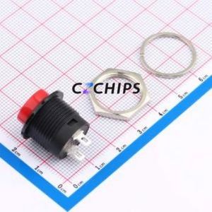 HY-PB02-N-R Tactile Switch DIP Switch ( Button/Cap Color: Red ) - Product Image 2