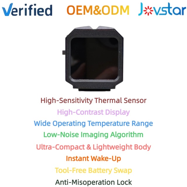 Jovstar Mini Thermal Imaging Camera CMOS 1x Zoom-Compact Multi-Unit (/) for Global Outdoor & Home Night Detection