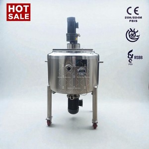 304 Stainless Steel Double Jacket Electrically Heated Automatic Control Milling <b>Motor</b> Gear Bearing Mixing Tank Machine - Product Image 4