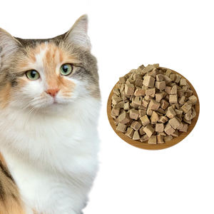 OEM ODM Vente en gros d'aliments pour animaux <span class=keywords><strong>de</strong></span> compagnie Emballage personnalisé 100% naturel <span class=keywords><strong>Foie</strong></span> <span class=keywords><strong>de</strong></span> <span class=keywords><strong>canard</strong></span> lyophilisé en dés Collations pour chats et chiens - Product Image 1