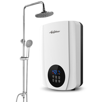 Chauffe-eau électrique intelligent mural sans réservoir pour salle de bain, fabriqué en usine avec 19 ans d'expérience, idéal pour les hôtels, vendu en Ouganda