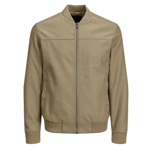 High Quality Customized Men's <b>Fleece</b> Jacket Regular Sleeve O-Neck Autumn Hot Sales Stylish Waterproof Breathable Zipper Plain - Product Image 3