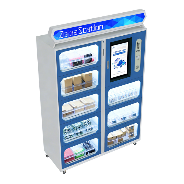 Smart Multi-Door Self-Service Dispensing Cabinet Lock Roller Accessory Model ZSC-WL8 for Corporate School Supplies Management