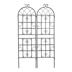 <span class=keywords><strong>Treillis</strong></span> de jardin <span class=keywords><strong>en</strong></span> <span class=keywords><strong>treillis</strong></span> métallique <span class=keywords><strong>en</strong></span> acier inoxydable noir <span class=keywords><strong>pour</strong></span> <span class=keywords><strong>plantes</strong></span> <span class=keywords><strong>grimpantes</strong></span>, support extérieur <span class=keywords><strong>pour</strong></span> fleurs, facile à assembler - Product Image 5