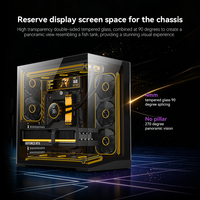 Boîtier PC de jeu vertical ZeroMaster Mini ITX Micro ATX, châssis d'ordinateur en aluminium et verre trempé, type-C, SFF, cabinet de bureau OEM