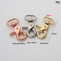Boucle de serrage multicolore 13/20/25/32/38mm d'épaisseur en alliage de zinc Crochet pour chien de compagnie