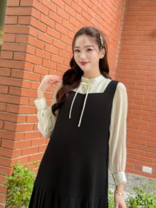 ชุดคลุมท้อง V1204ผ้าวูลมีความยืดหยุ่นสูงระบายอากาศได้ดีดีไซน์แบบมินิมอลลิสต์สำหรับหญิงตั้งครรภ์ออกแบบได้ตามที่ต้องการ - Product Image 3