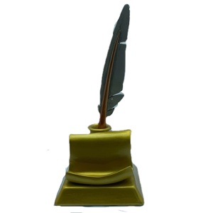 Nouveau cadeau décoratif créatif customommemo cractive --- trophée d'écriture en résine - Product Image 1