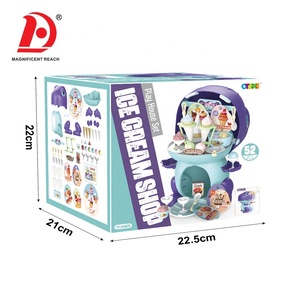 Jouets de <span class=keywords><strong>cuisine</strong></span> pour enfants HUADA, ensemble de maisons de <span class=keywords><strong>jeu</strong></span> d'imitation, jouets en plastique, petit dinosaure coulissant, boutique de crème glacée pour enfants - Product Image 6