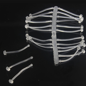 Guosong Meilleure Qualité 24 Brins Pêche à la <span class=keywords><strong>Carpe</strong></span> Boilie Stop Clear Rubber Long Hair Rig Bait Stopper Carp - Product Image 2