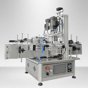 Machine de capsulage pneumatique automatique, diamètre de bouteille de 20mm, entraînée par moteur pour bouteilles chimiques, prise européenne 220V - Product Image 4