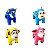 Équipement de jeu pour enfants : animaux en peluche marcheurs à piles, animaux à monnayeur