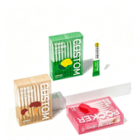 Boîte d'emballage en plastique PVC transparent recyclable avec logo personnalisé en gros, boîte d'emballage en PVC, PET, PP