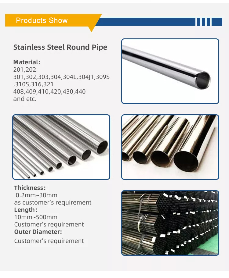 Austenitic Stainless Steel Pipe Welded Stainless Steel Tube 316l