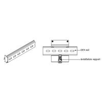 Medidor de Energía Trifásico de Alta Precisión para Edificios Inteligentes DTSF1946-4p, Multitarifa, para Riel DIN