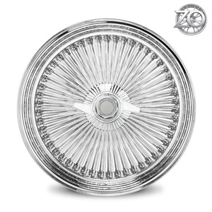 All Silver Chrome Steel Wire <strong>Wheels</strong> 150/100/72 <strong>Spokes</strong> Cross/Straight 13/14/15/17/18/20/22 Classic Car Rims Wholesale - Product Image 4