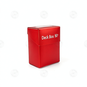 Caja de plástico roja personalizada para tarjetas coleccionables TCG, nueva llegada al por mayor - Product Image 4