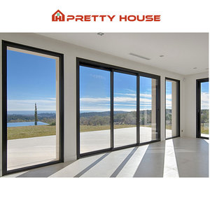 Hurricane tác động 3 Bảng điều chỉnh Patio cửa trượt tất cả kính biệt thự Patio nhôm cửa trượt - Product Image 3