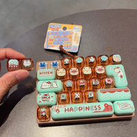 26 Key Keyboard Decompression Fingertip Mechanical Keyboard Keychain Bag Pendant Gift Bag Backpack Charm