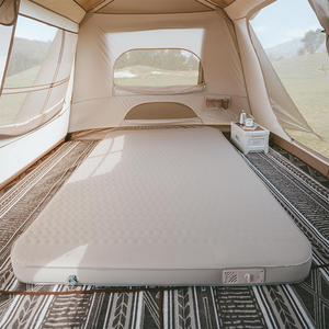 SUREWALHOME <span class=keywords><strong>Matelas</strong></span> de couchage auto-gonflant simple pour invités, <span class=keywords><strong>matelas</strong></span> de camping en mousse avec pompe intégrée - Product Image 2