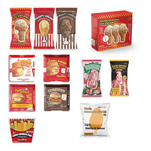 Sorvete Rico de Baunilha em Design de Batata Frita com Cobertura de Chocolate, Lanche Popular de Verão, Novo Lanche, Sobremesa - Product Image 6