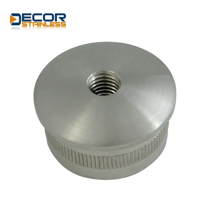 Affordable accessories 316 or 304 stainless steel Professional Factory Heavy Application handrail end caps