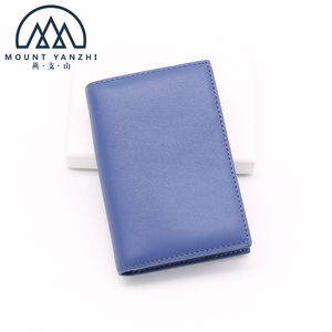 Tùy chỉnh RFID chặn da chủ thẻ ví cho phụ nữ ly hợp Ví du lịch sang trọng Ví với <span class=keywords><strong>Snap</strong></span> đóng cửa - Product Image 4