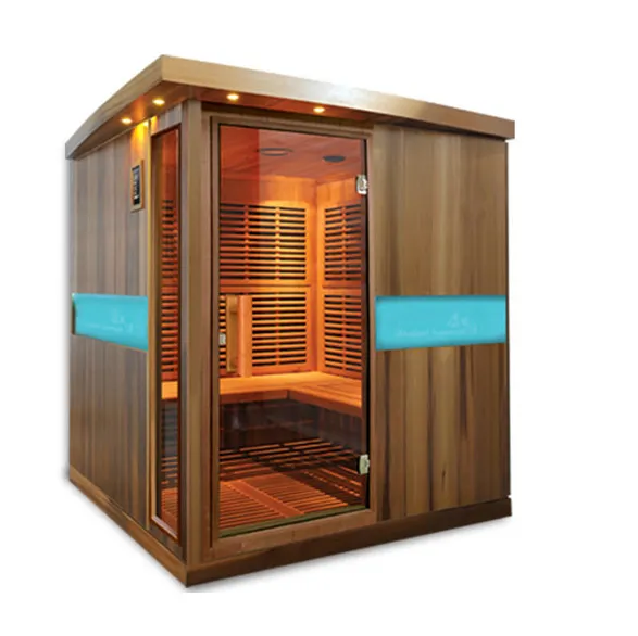 4 persons infrared sauna room full spectrum sauna cabin for slimming and healthcare