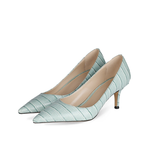 Chaussures à motif crocodile pour les femmes, style décontracté, <span class=keywords><strong>talon</strong></span> aiguilles tendance, idéales pour les mariages - Product Image 3