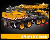 Nouvelle Arrivée en Promotion : Ensemble de Blocs de Construction MOC Grue Mécanique Mould King 17058, Jouet Véhicule d'Ingénierie Technique