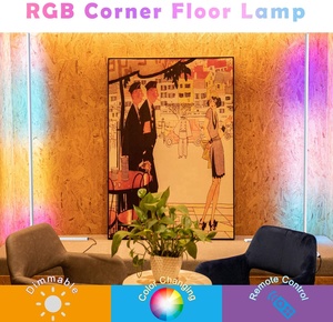 Drop Shipping Modern Makeup Display Home Living Room Stage Lridescent Lamp Night <strong>Light</strong> Floor Table <strong>Rainbow</strong> Standing <strong>Lights</strong> - Product Image 2