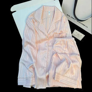 Custom Pijamas 2 Piece Comfortable Lounge Wear Pjs Set Women's comfortable soft Cotton Home Wear Pajamas - Product Image 3