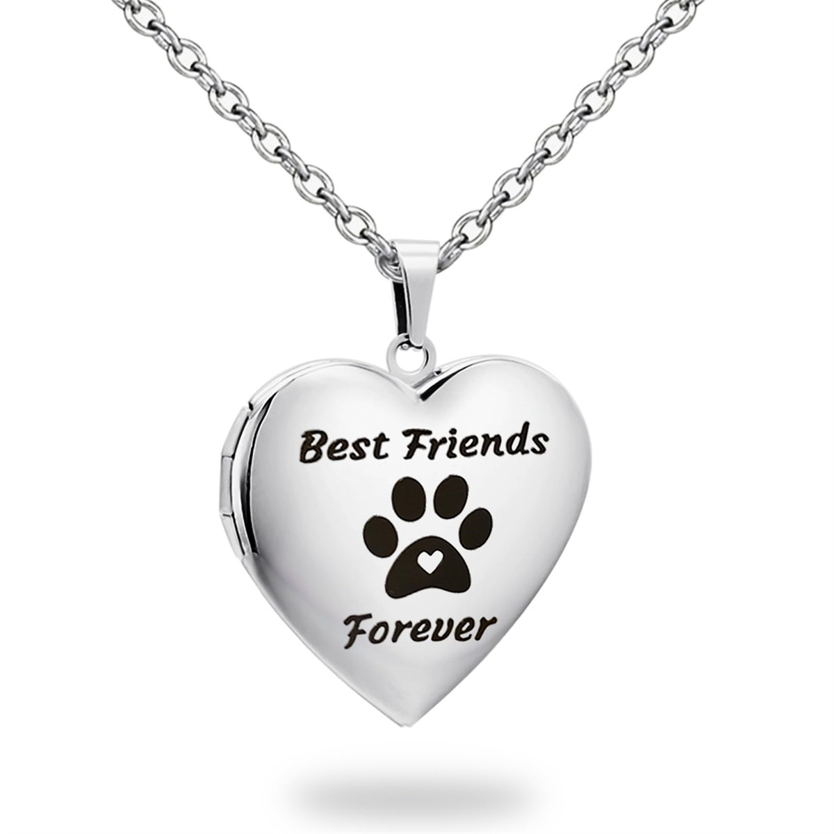 4-Heart Silver Dog Friend