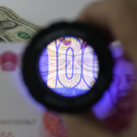 30X Jewelers' Loupes Magnifier with Eye Loops-Portable Adjustable 6-Light Design for Jewelry & Coin Examination