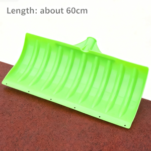 Versterkte sneeuwschuif met houten steel, 45 graden bladhoek, 50cm bladlengte - duurzaam duwgereedschap voor sneeuwruiming - Product Image 5