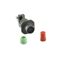 Connecteur circulaire mâle RSHK MS3111F8-3S pour câble, norme MIL-DTL-26482, aérospatial, 3 broches, en alliage cuivre-aluminium, 1200V