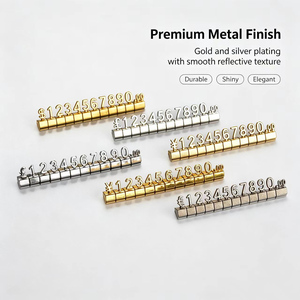 Cubes d'affichage des prix des matières premières en plusieurs devises avec symboles dollar, <span class=keywords><strong>euro</strong></span>, livre sterling pour les boutiques - Product Image 4