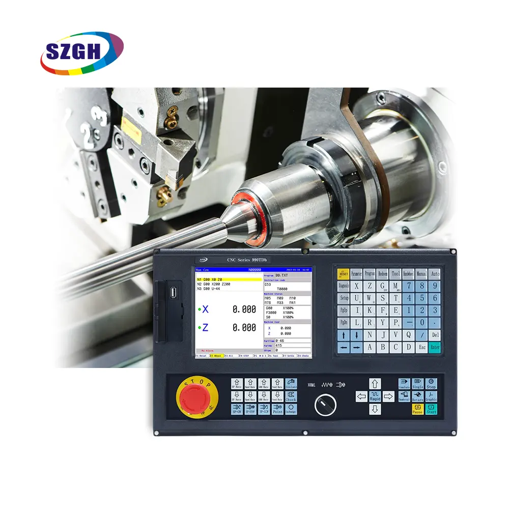 ราคาถูกคล้ายกับ GSK CNC ควบคุมแผง3/4แกน Cnc ชุดระบบควบคุม ATC PLC ฟังก์ชั่น