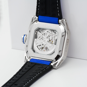 Montre mécanique de luxe rétro unique pour homme, design creux type barillet, haute qualité, vente en gros, ODM OEM - Product Image 6