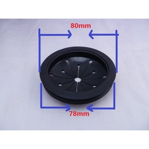 Garbage Disposer Splash Ring 80mm Rubber Sealing Cover For Household Food Waste Disposer - Product Image 1