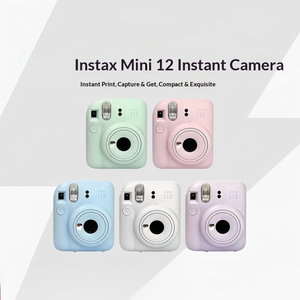 <strong>Instax</strong> Mini 12 Analog Instant Camera Clay White Snapshot Cam for Parties Gifting - Product Image 2