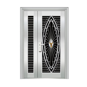 Puertas Reforzadas de Acero Inoxidable de Buena Calidad y Ecológicas para Edificios Residenciales, <span class=keywords><strong>Precio</strong></span> Directo de Fábrica - Product Image 1
