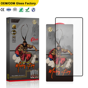 Protection d'écran en verre trempé anti-statique 9H 0,4 mm HD transparente avec colle intégrale, anti-reflet, anti-explosion et étanche pour <span class=keywords><strong>smartphone</strong></span> OPPO REALME - Product Image 1
