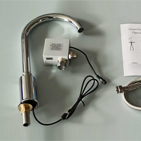 LUSA Robinet moderne à capteur monotrou pour la salle de bain et la cuisine Robinet de lavabo à usage domestique