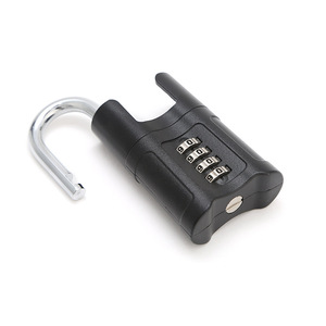Cadenas à combinaison à code réinitialisable en alliage de zinc métallique pour portail d'entrepôt extérieur haute sécurité - Product Image 4